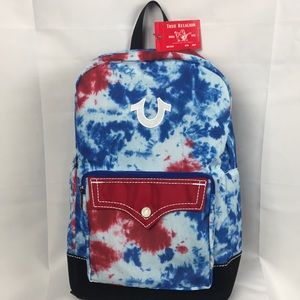 true religion backpack blue